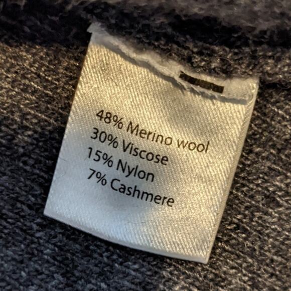 Benedetta B. gray sweater sleeveless cardigan size S - Picture 7 of 9